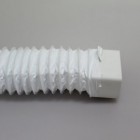 Flexi potrubí plastové čtyřhranné Polyvent -  204x60mm/3m