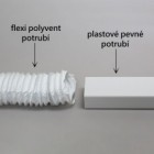 Flexi potrubí plastové čtyřhranné Polyvent -  204x60mm/3m