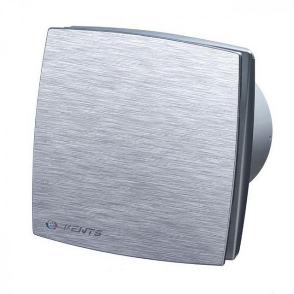 Ventilátor do koupelny Vents 100 LDA - broušený hliník