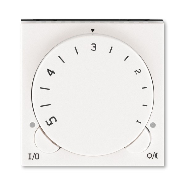 Kryt programovaného termostatu ABB LEVIT M 3292H-A10101 68 perletová/ledová bílá