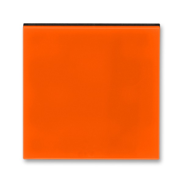 Kryt vypínače ABB LEVIT jednoduchý 3559H-A00651 66 oranžová / kouřová černá