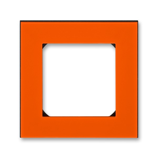 Rámeček ABB LEVIT 3901H-A05010 66 jednonásobný, oranžová / kouřová černá