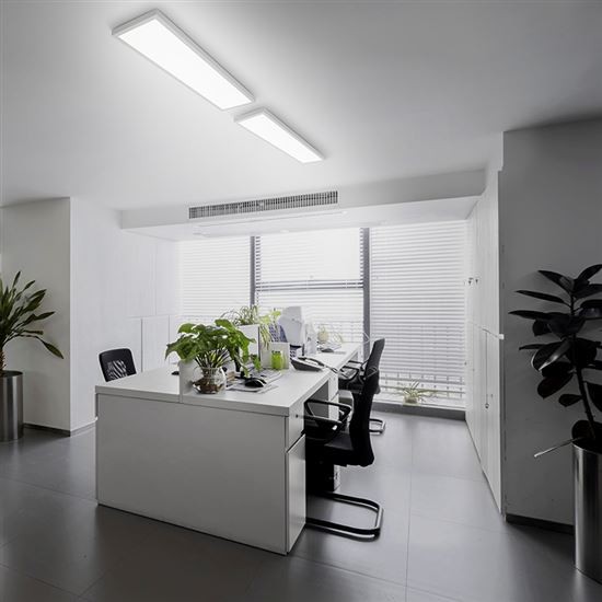 LED panel přisazený Solight WO26-W 120x30cm, 40W, 4800lm, 4000K, bílý